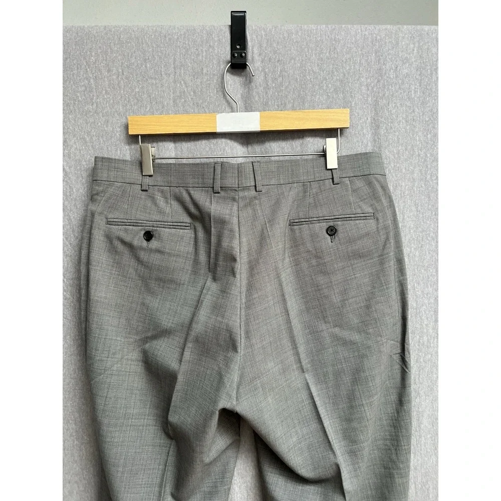 Lauren Ralph Lauren 44R Gray Blazer Sport Coat and Pants Wool Natural Stretch
